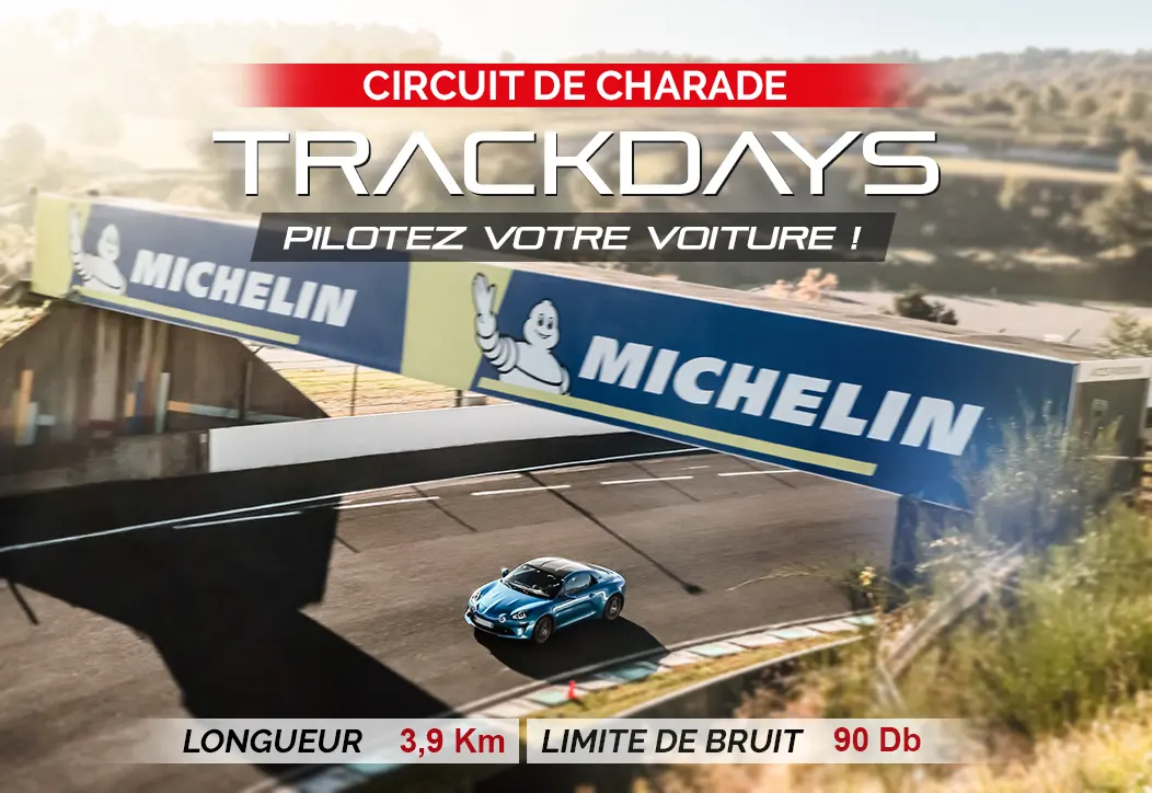 Trackdays sur le circuit de Charade à Clermont-Ferrand