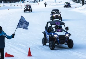 Courses en buggy sur glace