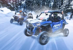 Courses en buggy sur glace