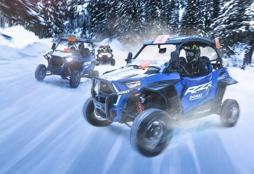 Courses en buggy sur glace