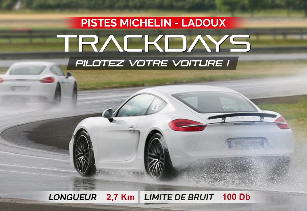 Trackday - roulage sur circuit de Ladoux