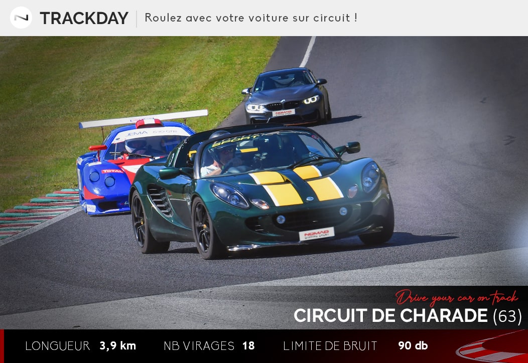 Trackday - roulage sur circuit de Charade
