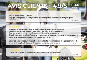 avis clients stages de pilotage