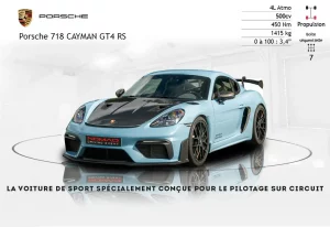 Stage de pilotage en Porsche GT4 RS