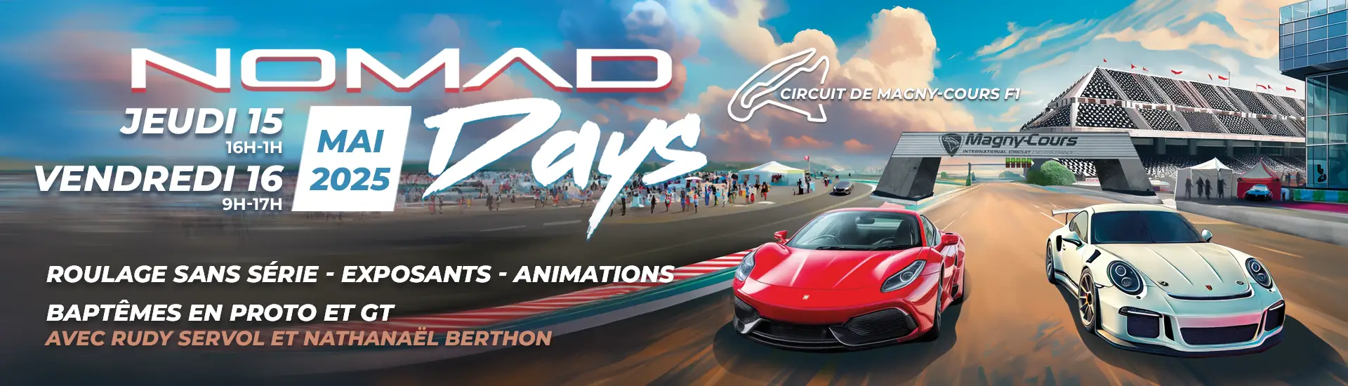 Nomad Days circuit de Magny-Cours 15 et 16 mai 2025
