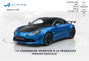 Stage de pilotage en Alpine A110R