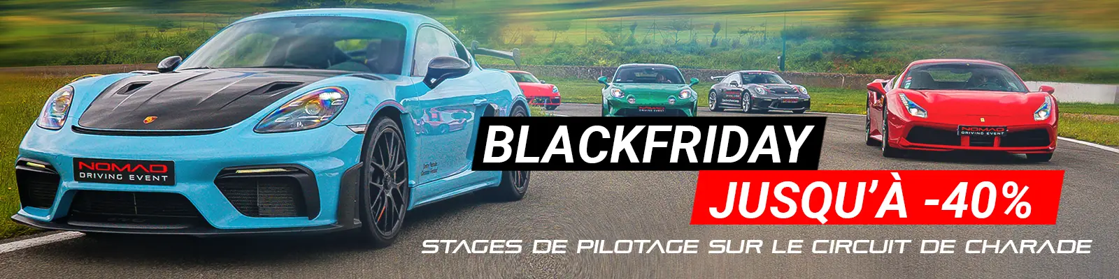 BlackFriday Stages de pilotage jusqu