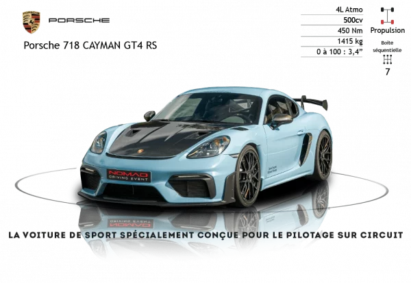 Stage de pilotage au circuit de Charade Porsche GT4