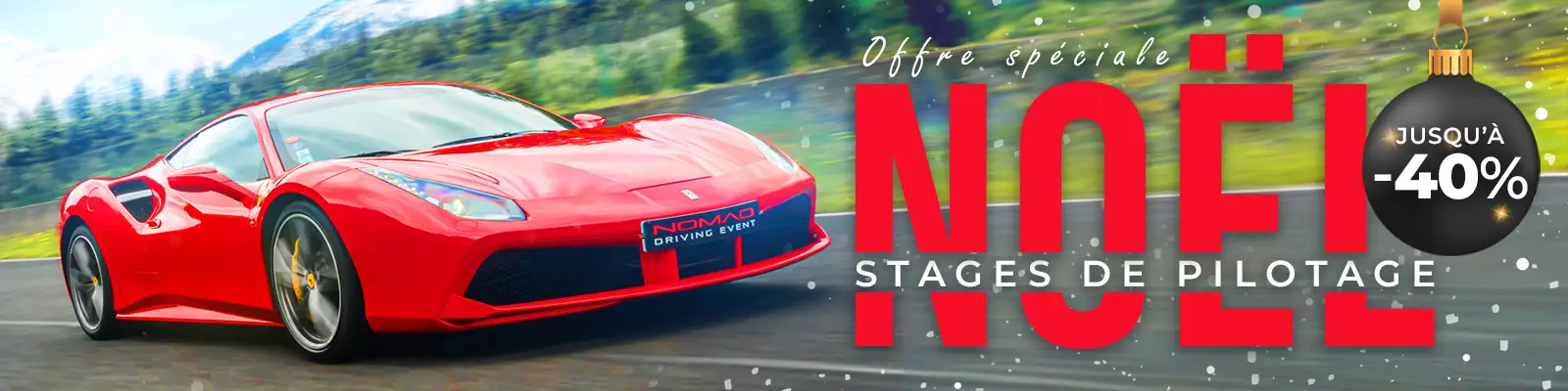 Noël stages de pilotage circuit de Charade Nomad Driving Event