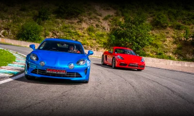 Offre séminaire d'entreprise à Charade en Alpine A110 S ET et Porsche Cayman T 718