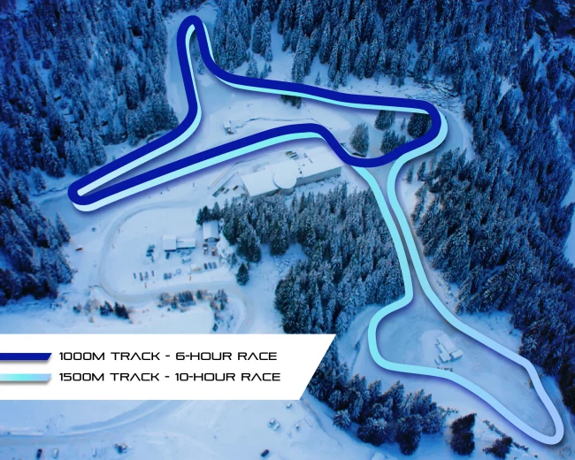 Tracé piste 1000m ENG