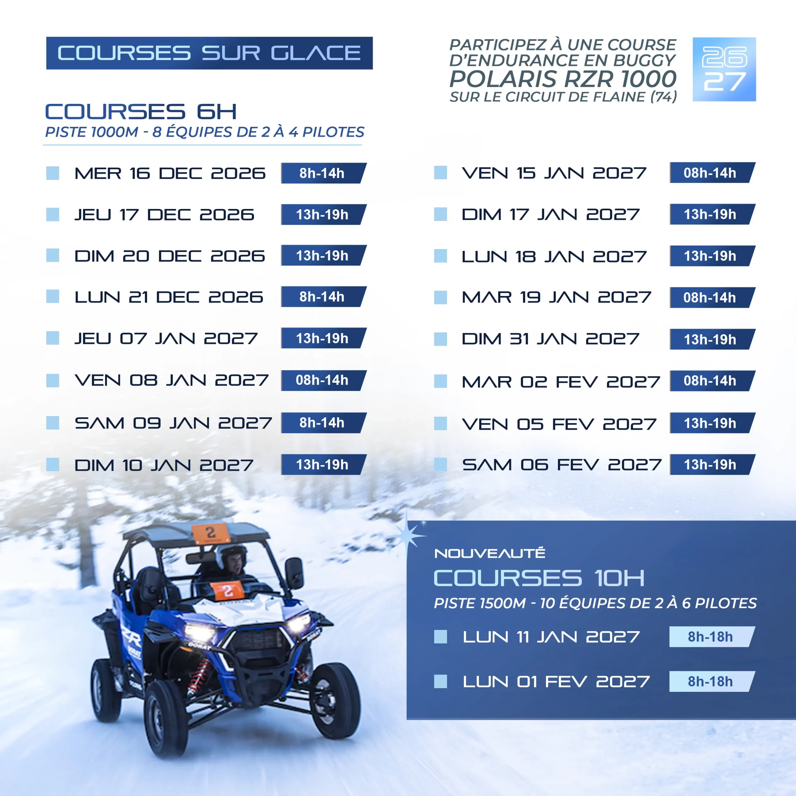 Calendrier Flaine mobile