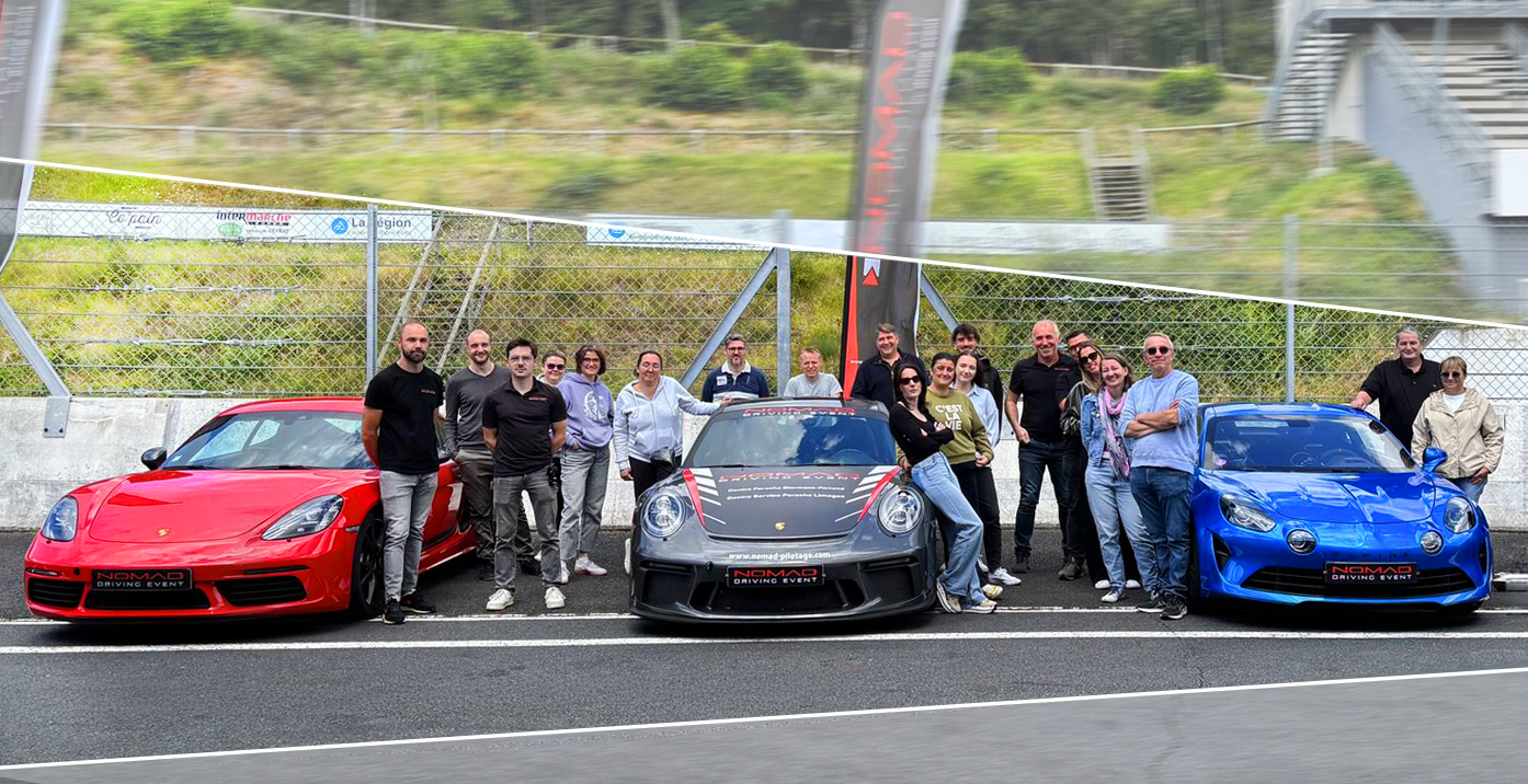 Séminaire au circuit de Charade avec Nomad Driving Event