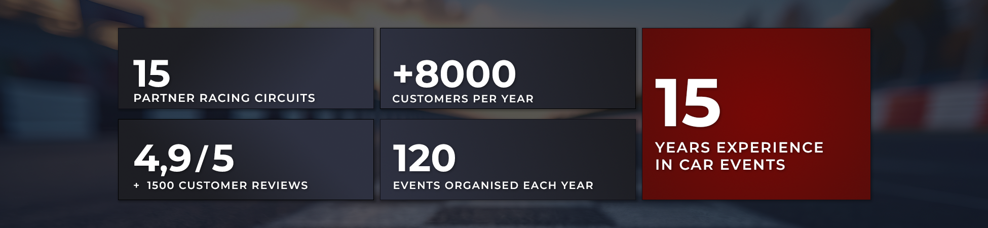 Key figures for Nomad Driving Event
