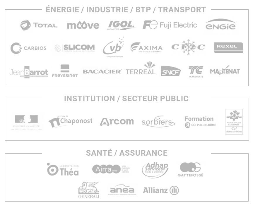 nos clients événements d'entreprise