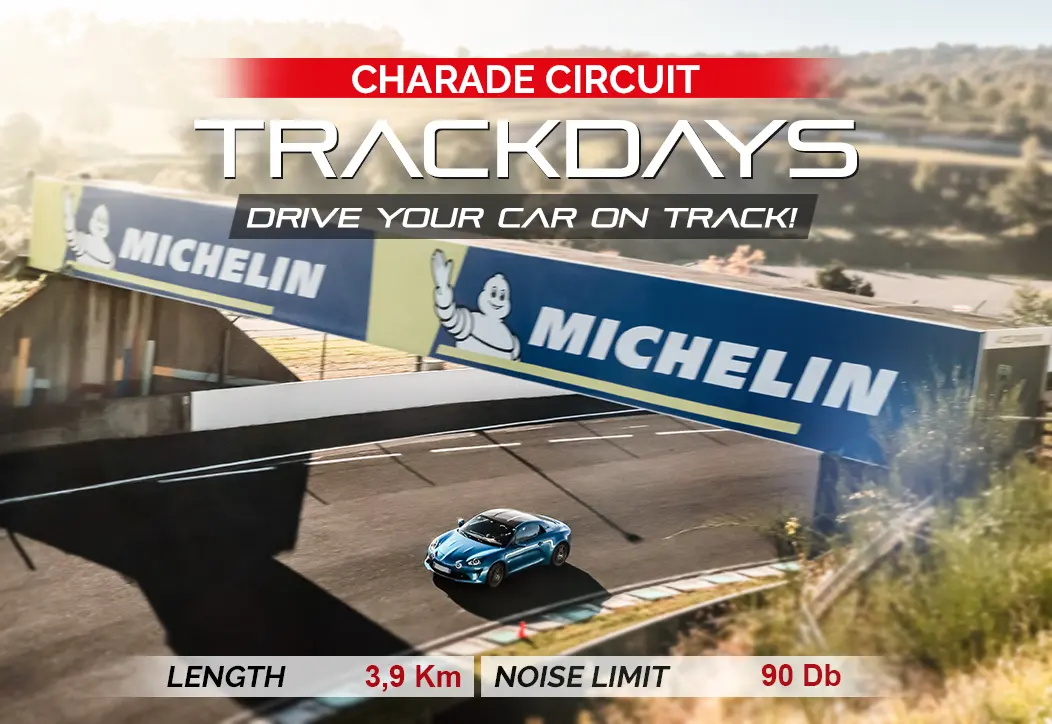 Trackdays at the Charade circuit at Clermont-Ferrand