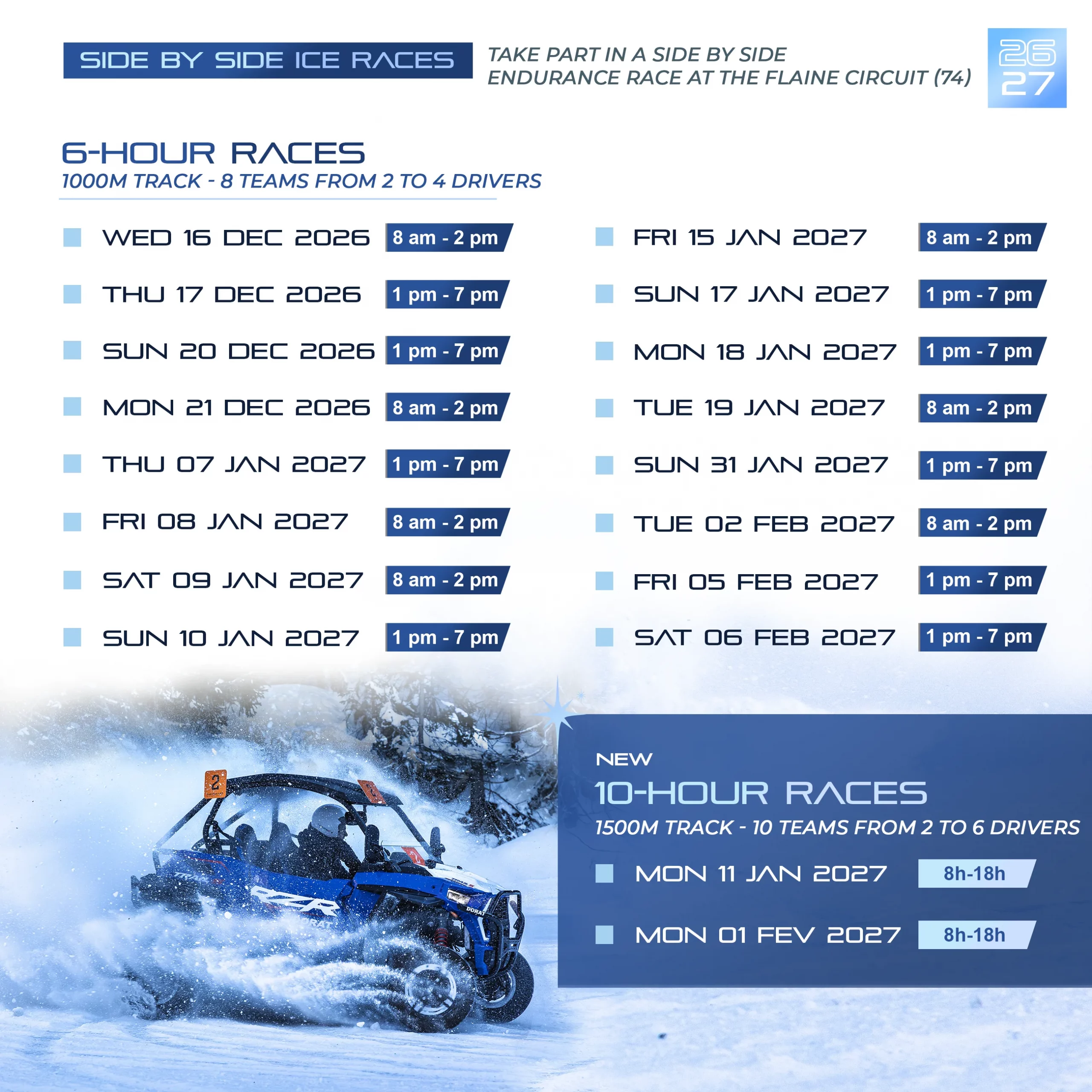 SXS Ice races at Flaine