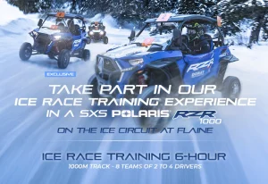 ice race training experience circuit glace de Flaine