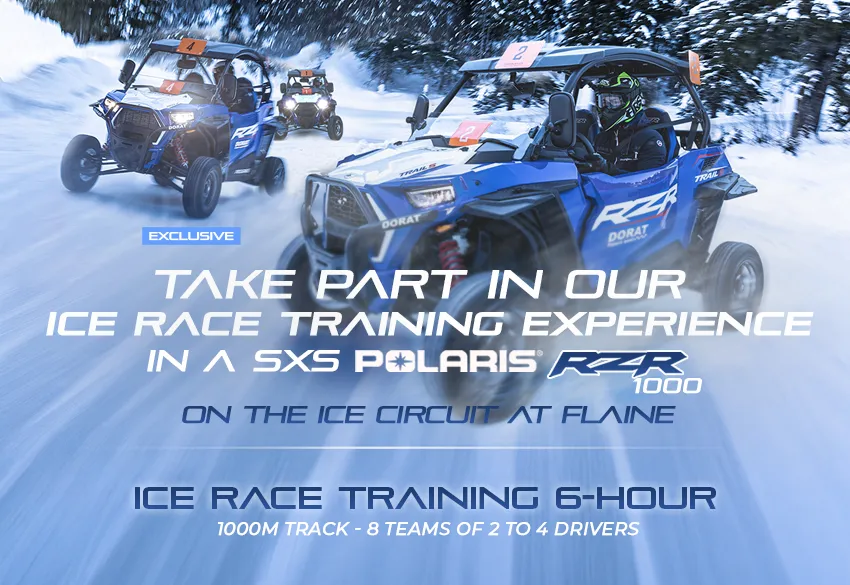 ice race training experience circuit glace de Flaine