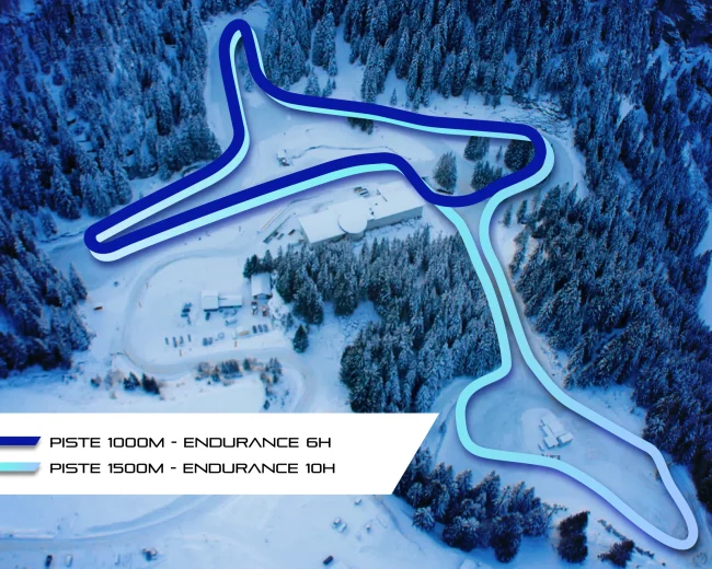 plans flaine 2 circuits FR Tracés ice race training experience circuit glace de Flaine